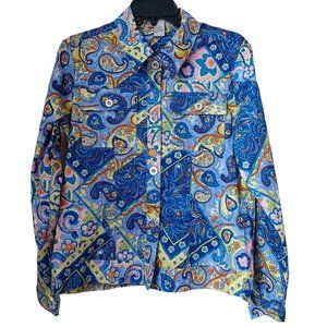 LH Sport Floral Paisley Jacket Size Medium